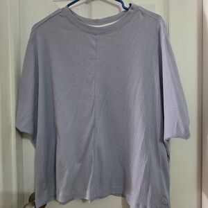 Reebok Women's Light Blue Short Sleeve Tee